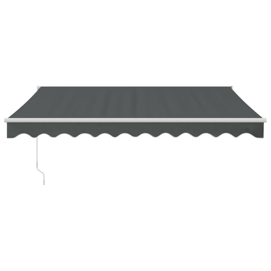 Toldo retráctil automático gris antracita 3,5x2,5