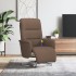 Sillón reclinable de masaje con reposapiés tela