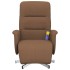 Sillón reclinable de masaje con reposapiés tela