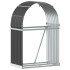 Leñero de acero galvanizado gris antracita 80x45x120