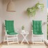 Cojines de silla con respaldo alto 2 uds tela Oxford