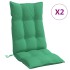 Cojines de silla con respaldo alto 2 uds tela Oxford