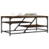 Mesa de centro madera de ingeniería roble ahumado 100x49x40