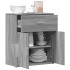Aparador de madera de ingeniería gris Sonoma 60x31x70