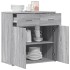 Aparador de madera de ingeniería gris Sonoma 79x38x80