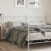 Cabecero de metal blanco 193 cm