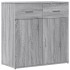 Aparadores 2 uds madera de ingeniería gris Sonoma 79x38x80