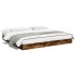 Estructura de cama sin colchón roble ahumado 180x200