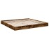 Estructura de cama sin colchón roble ahumado 180x200