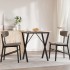 Patas de mesa de comedor estructura X acero 60x50x73