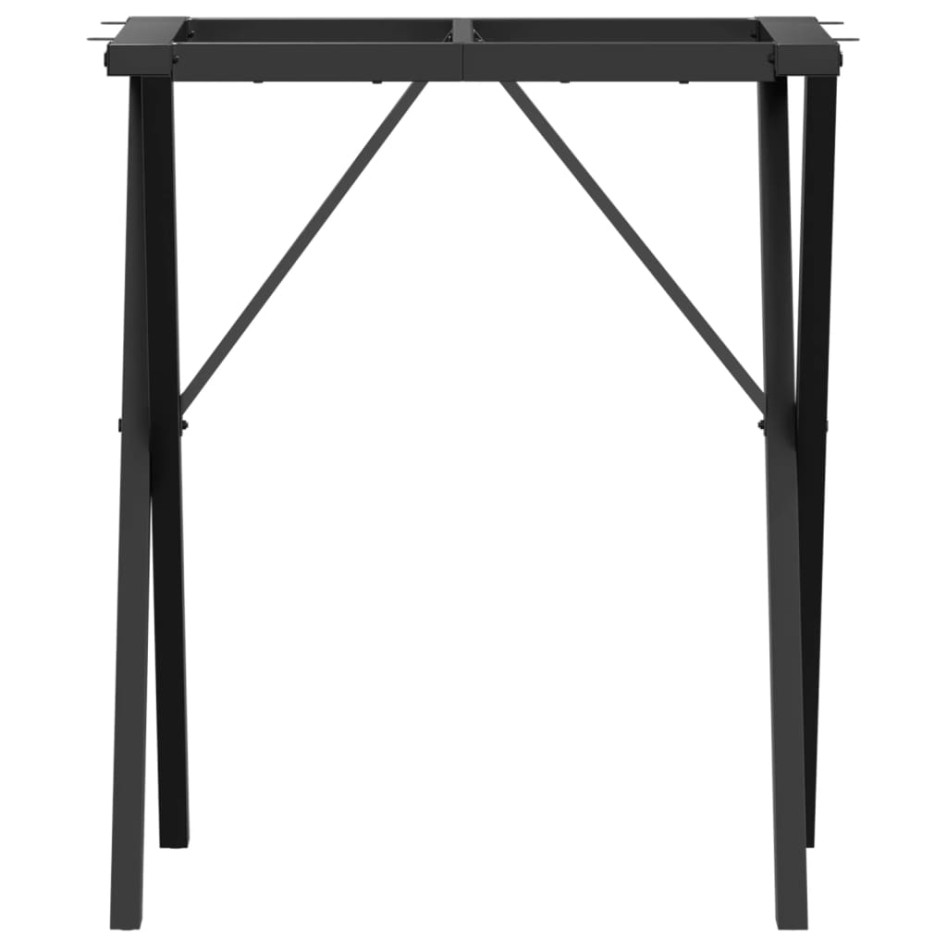 Patas de mesa de comedor estructura X acero 60x50x73