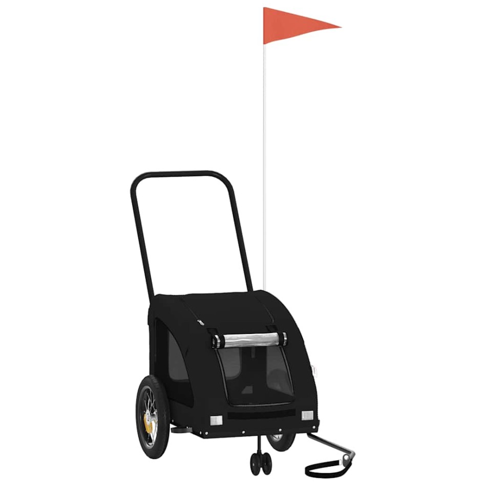 Remolque de bicicleta mascotas hierro tela Oxford