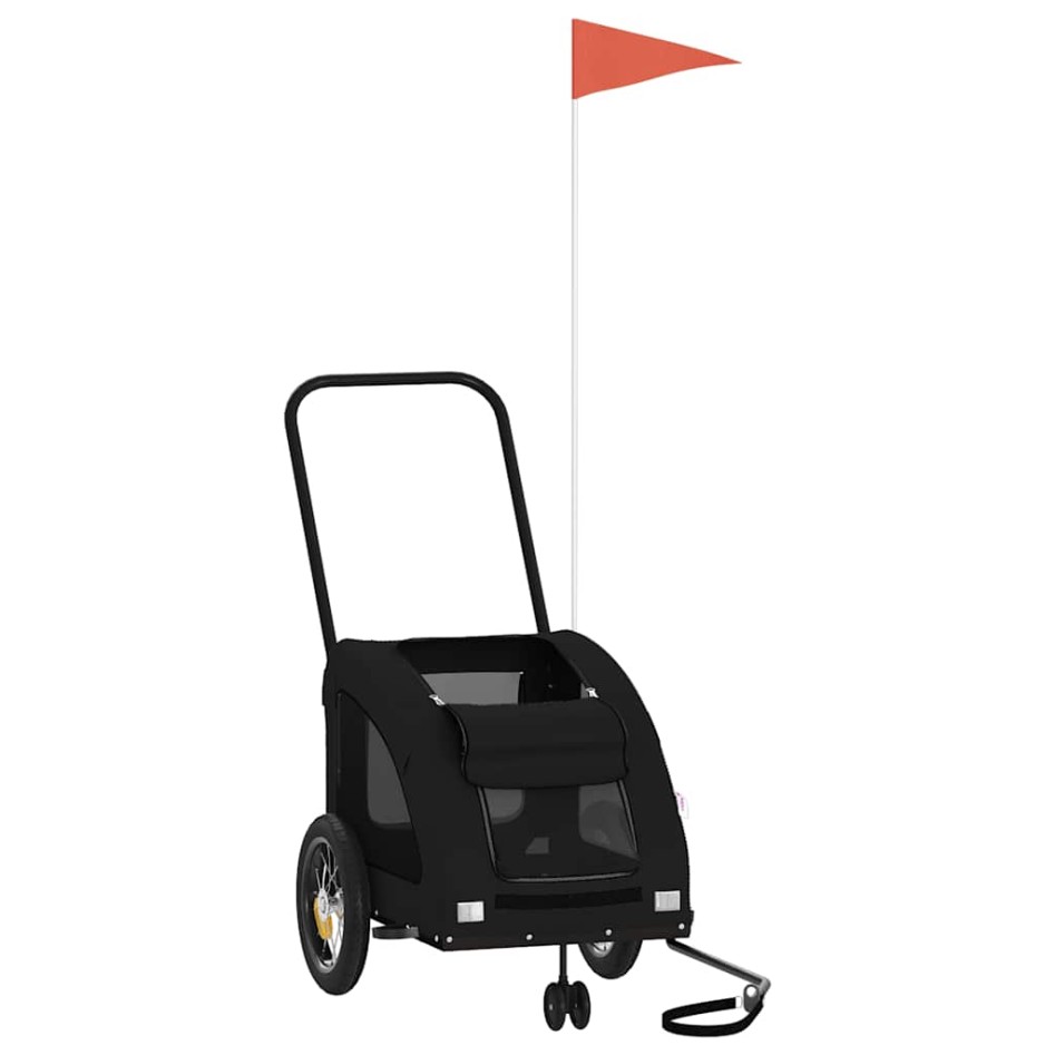 Remolque de bicicleta mascotas hierro tela Oxford