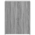 Armario archivador madera ingeniería gris Sonoma 60x32x77,5