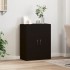 Armario archivador madera de ingeniería negro 60x32x77,5