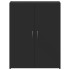 Armario archivador madera de ingeniería negro 60x32x77,5