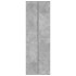 Aparador alto madera de ingeniería gris hormigón 60x35x180
