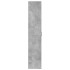 Aparador alto madera de ingeniería gris hormigón 60x35x180