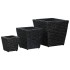 Conjunto de arriates 3 piezas jacinto de agua