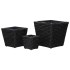 Conjunto de arriates 3 piezas jacinto de agua