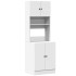 Mueble de cocina madera de ingeniería blanco 60x50x180