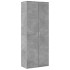 Aparador alto madera de ingeniería gris hormigón 70x35x180