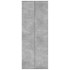 Aparador alto madera de ingeniería gris hormigón 70x35x180