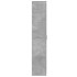 Aparador alto madera de ingeniería gris hormigón 70x35x180
