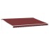 Toldo retráctil manual burdeos 500x300