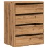 Cajonera de esquina madera ingeniería roble artisan 60x41x76