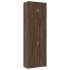Aparador alto madera de ingeniería marrón roble 80x42,5x249