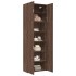 Aparador alto madera de ingeniería marrón roble 80x42,5x249