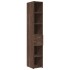 Aparador de madera de ingeniería marrón roble 30x42,5x185