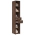 Aparador de madera de ingeniería marrón roble 30x42,5x185