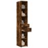 Aparador de madera de ingeniería roble ahumado 30x42,5x185