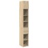 Armario estrecho madera ingeniería roble Sonoma 30x42,5x225
