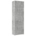 Armario de madera de ingeniería gris hormigón 70x42,5x225
