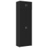Armario de madera de ingeniería negro 70x42,5x225