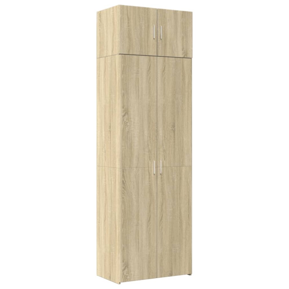 Armario de madera de ingeniería roble Sonoma 70x42,5x225