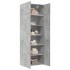 Armario de madera de ingeniería gris hormigón 80x42,5x225