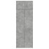 Armario de madera de ingeniería gris hormigón 80x42,5x225