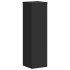 Soporte de plantas 2 uds madera ingeniería negro 17x17x60