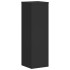 Soportes de plantas 2 uds madera ingeniería negro 25x25x80