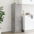 Armario botiquín madera ingeniería gris hormigón 40x41x144,5