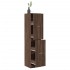Armario botiquín madera ingeniería marrón roble 40x41x174,5