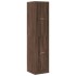 Armario botiquín madera ingeniería marrón roble 40x41x174,5