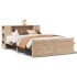 Cama con estantería sin colchón madera maciza de pino