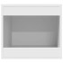 Mueble arenero para gatos madera ingeniería blanco 47x59x42