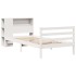 Cama con estantería sin colchón madera maciza de pino 90x190