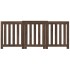 Cubierta de radiador madera marrón roble 205x21,5x83,5
